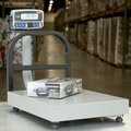 Tor Rey EQB-50/100 100 lb. Digital Receiving Bench Scale with Tower Display Legal for Trade 166EQB50100